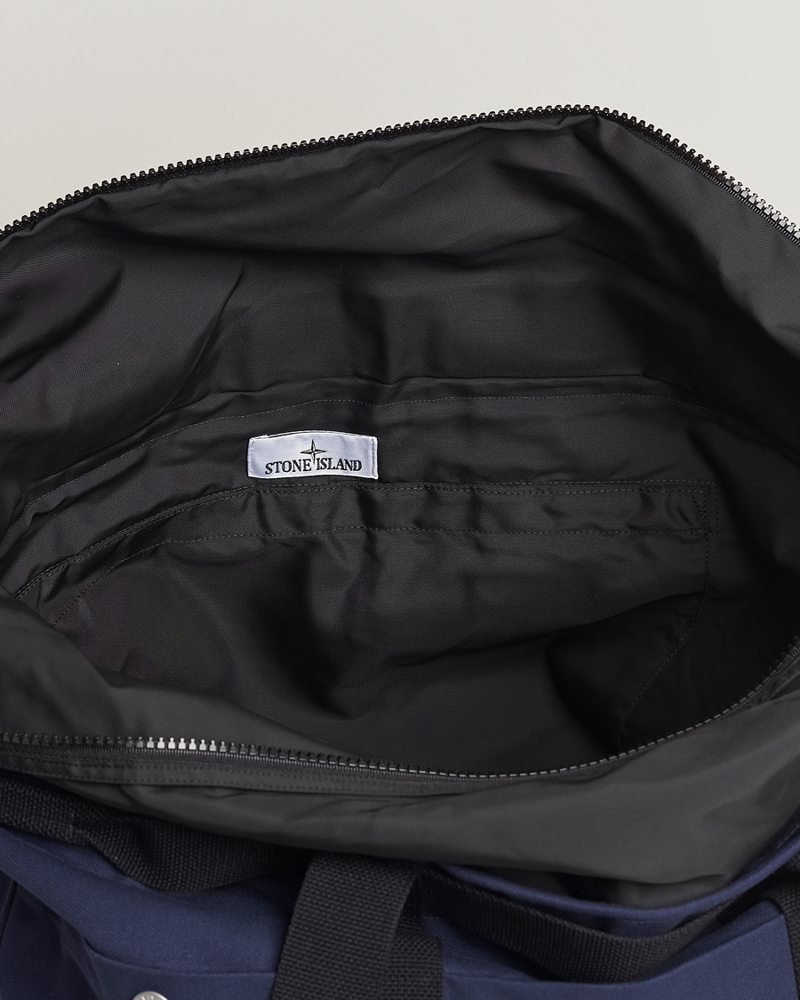 Men | Stone Island Marina Large Tote Bag Royal Blue | Stone Island | Marina Large Tote Bag Royal Blue