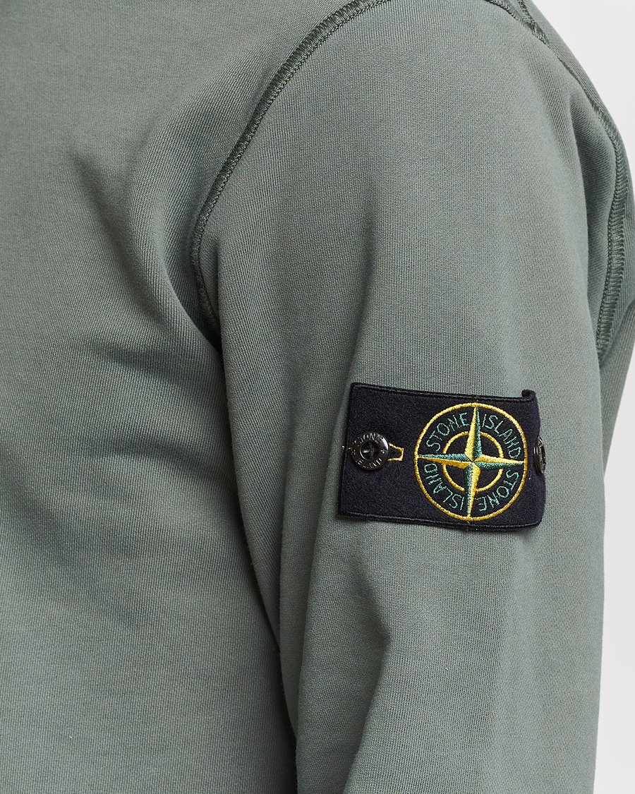 Men | Sweaters & Knitwear | Stone Island | Garment Dyed Cotton Sweatshirt Musk
