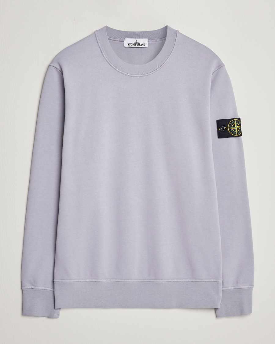 Men | Sweaters & Knitwear | Stone Island | Garment Dyed Cotton Sweatshirt Dust