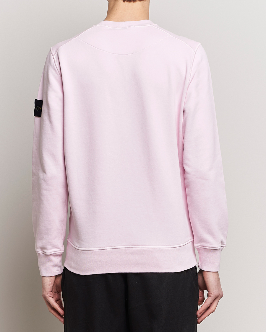 Men | Sweaters & Knitwear | Stone Island | Garment Dyed Cotton Sweatshirt Pink