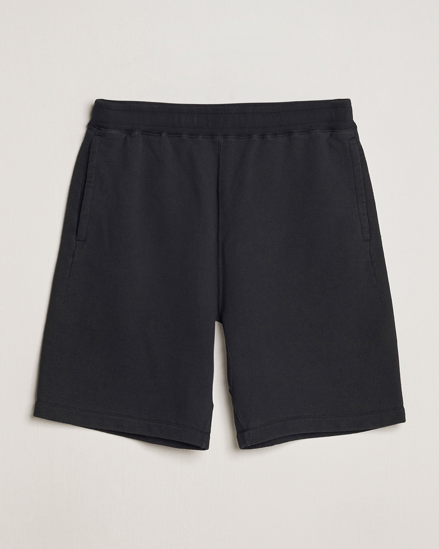Men | Shorts | Stone Island | Heavy Cotton Fleece Sweatshorts Black