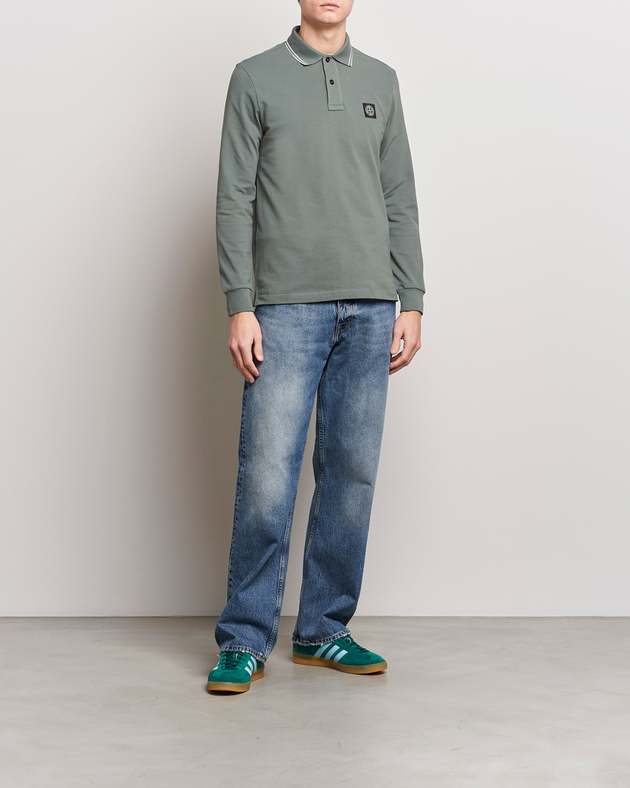 Men | Sweaters & Knitwear | Stone Island | Organic Cotton Stretch Pique Musk