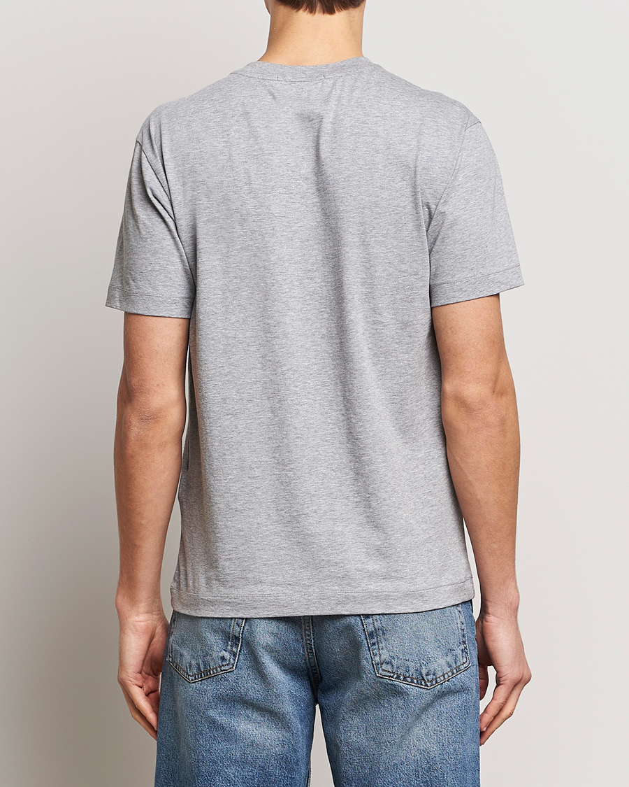 Men | T-Shirts | Stone Island | Garment Dyed Cotton Jersey T-Shirt Melange Grey