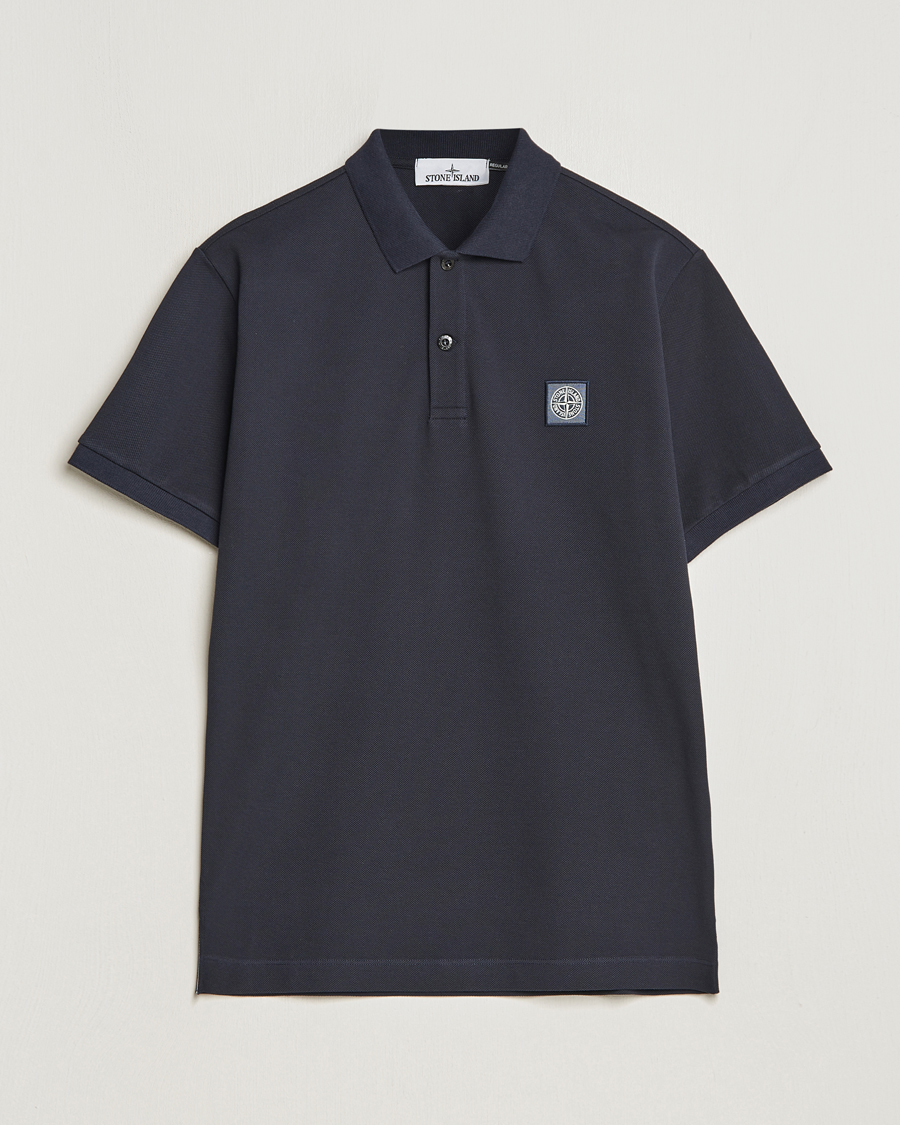 Men | Polo Shirts | Stone Island | Organic Cotton Polo Navy Blue