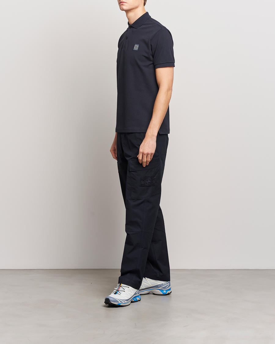 Men | Polo Shirts | Stone Island | Organic Cotton Polo Navy Blue