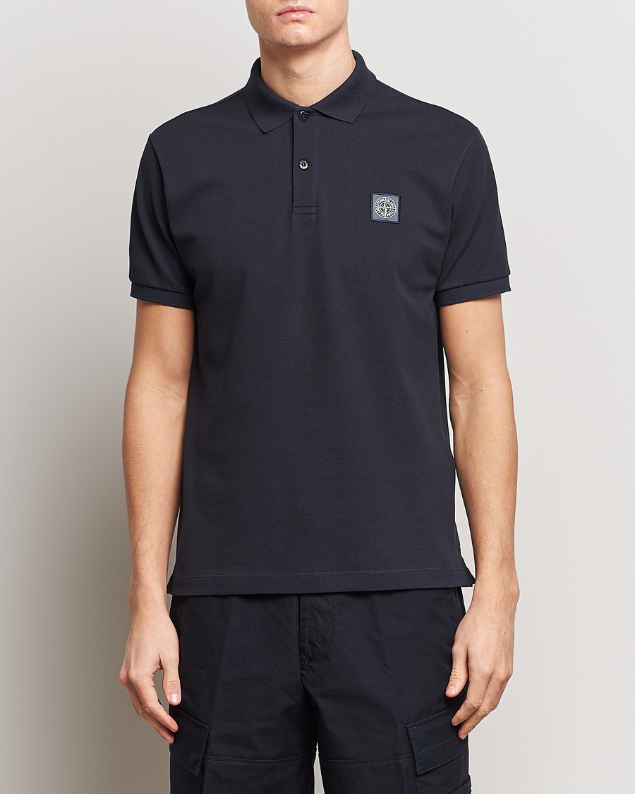 Men | Polo Shirts | Stone Island | Organic Cotton Polo Navy Blue