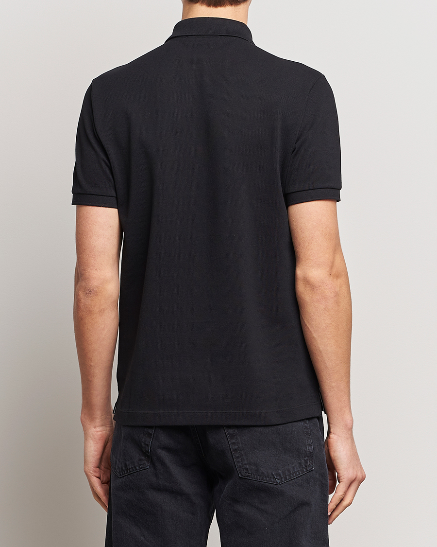 Men | Polo Shirts | Stone Island | Organic Cotton Polo Black