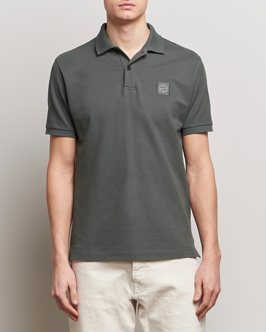 Stone Island Organic Cotton Polo Musk at CareOfCarl.com