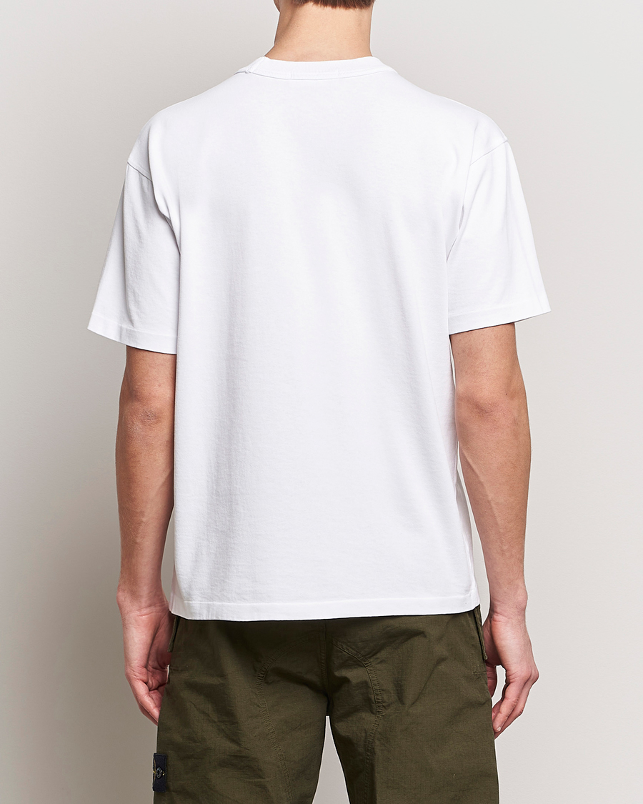 Men | T-Shirts | Stone Island | Cotton Jersey Small Logo T-Shirt White
