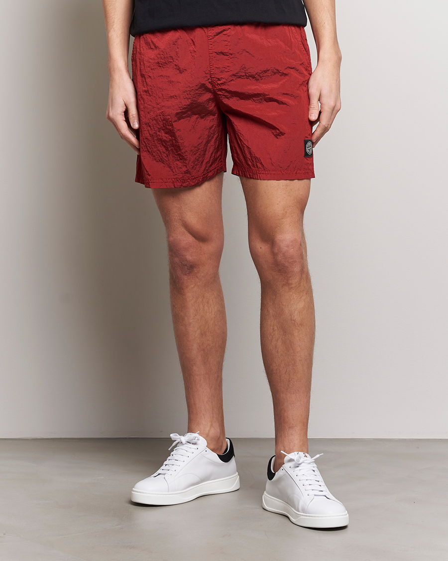 Men | Swimwear | Stone Island | Nylon Metal Econyl Swimshorts Red