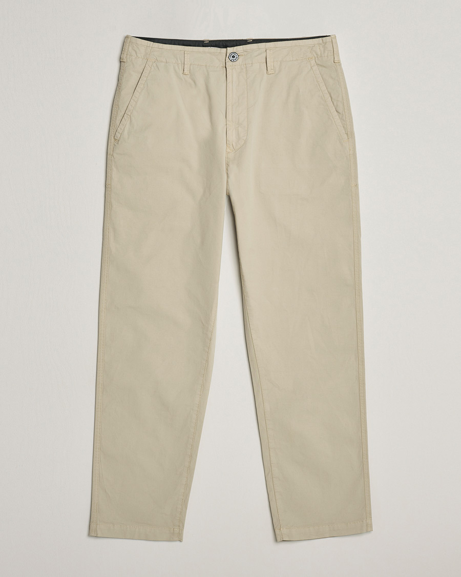 Men | Trousers | Stone Island | Supima Cotton Twill Stretch Pants Sand