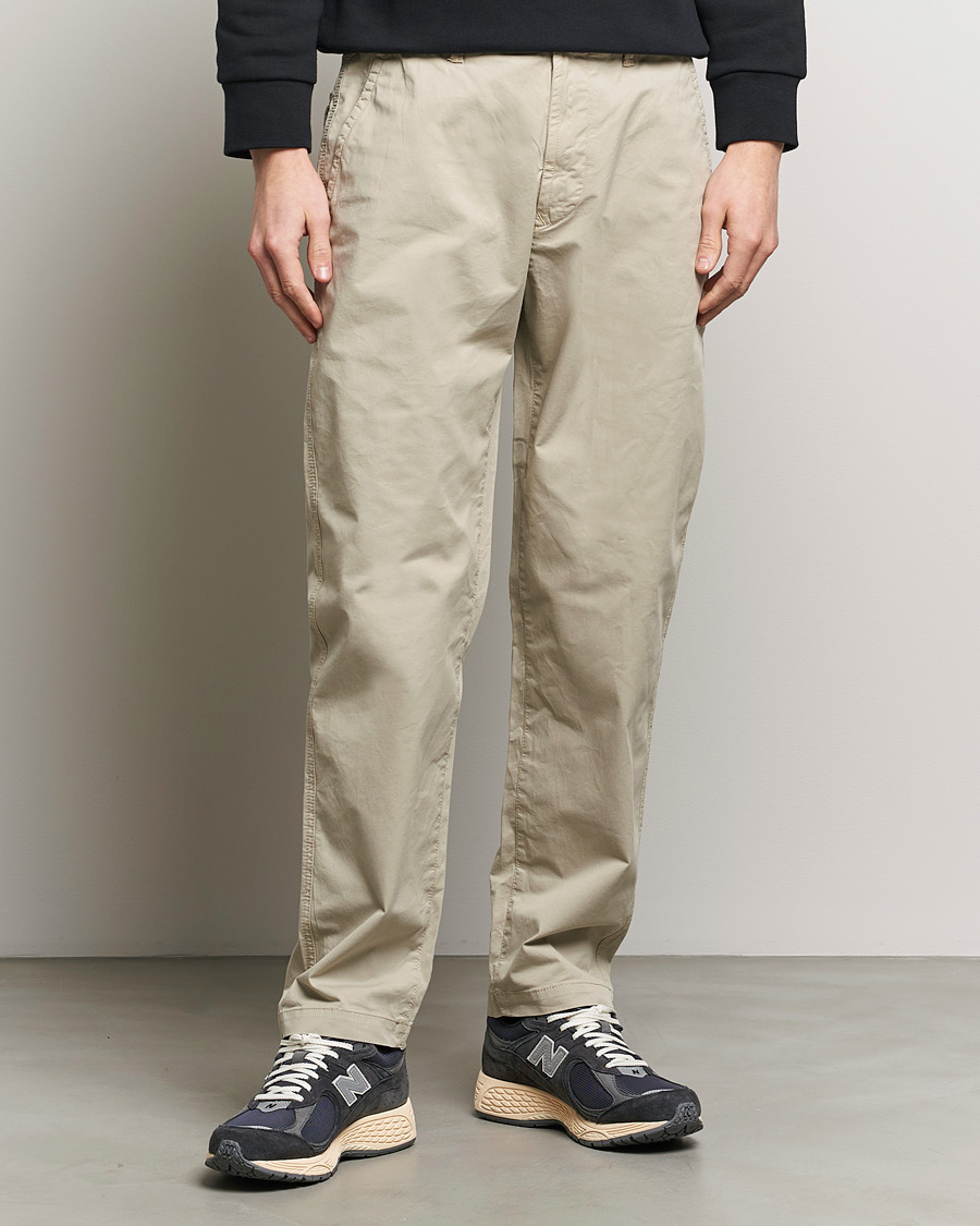 Men | Trousers | Stone Island | Supima Cotton Twill Stretch Pants Sand