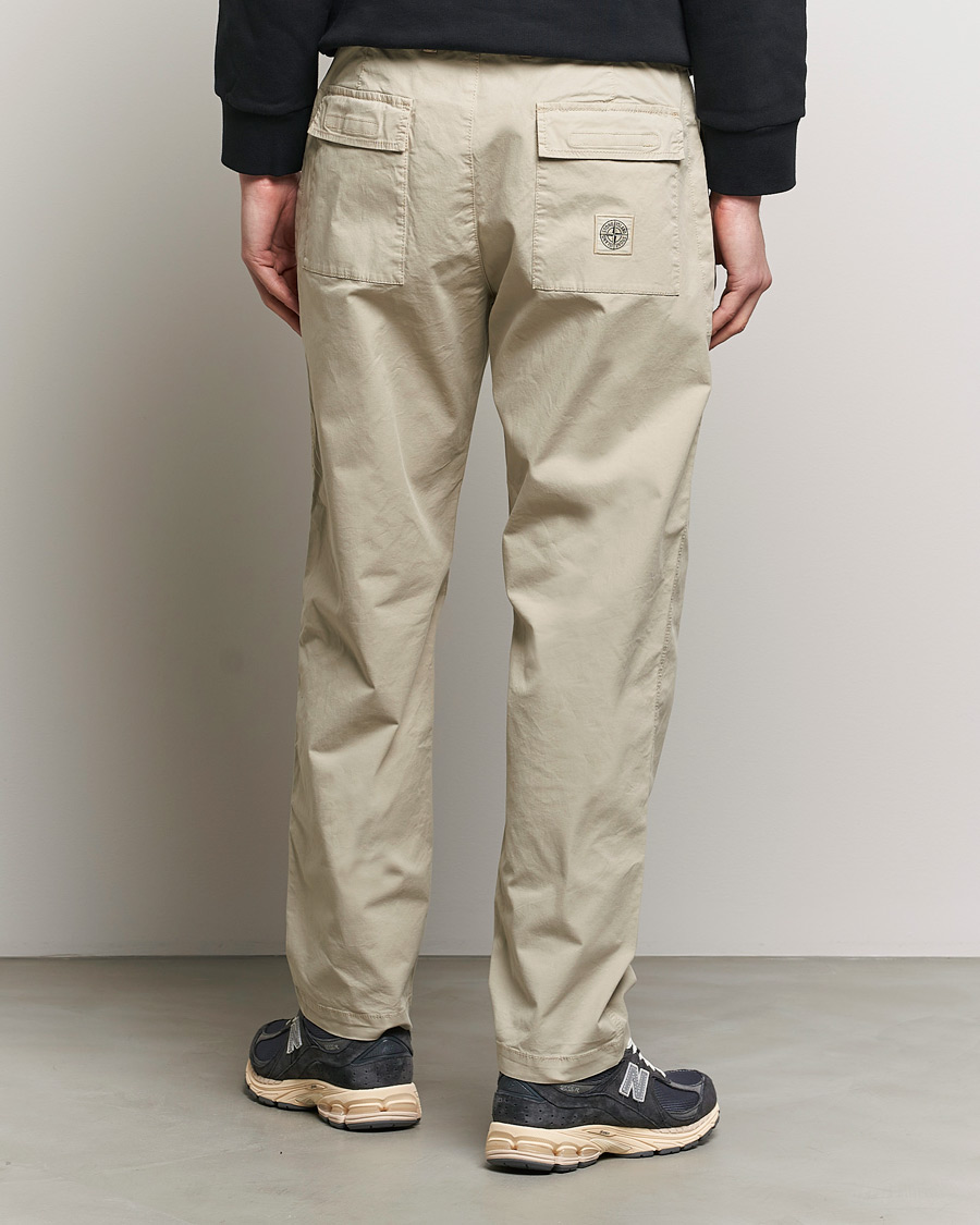Men | Trousers | Stone Island | Supima Cotton Twill Stretch Pants Sand