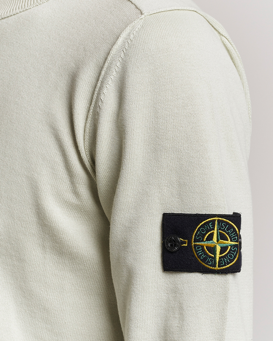 Men | Sweaters & Knitwear | Stone Island | Soft Organic Cotton Crew Neck Pistachio