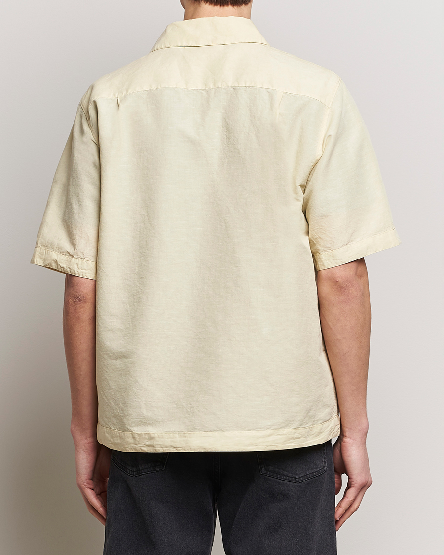 Men | Shirts | Stone Island | Cotton/Hemp Short Sleeve Shirts Beige