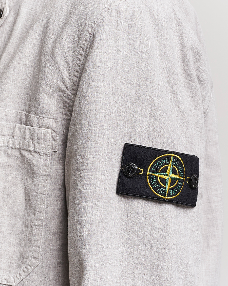 Men | Suits | Stone Island | Linen Nylon Relaxed Suit Dove Grey
