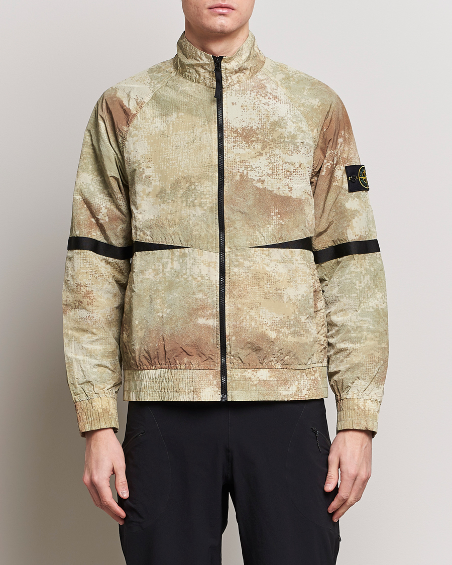 Homme |  | Stone Island | Dissolving Grid Camo Short Jacket Natural Beige