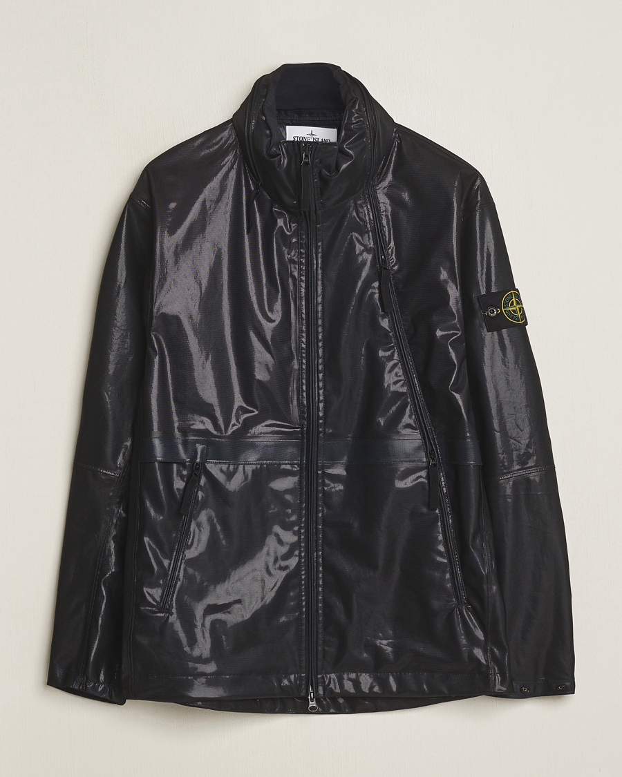 Men | Coats & Jackets | Stone Island | Metallic Run Proof Nylon Jacket Cobalt Blue