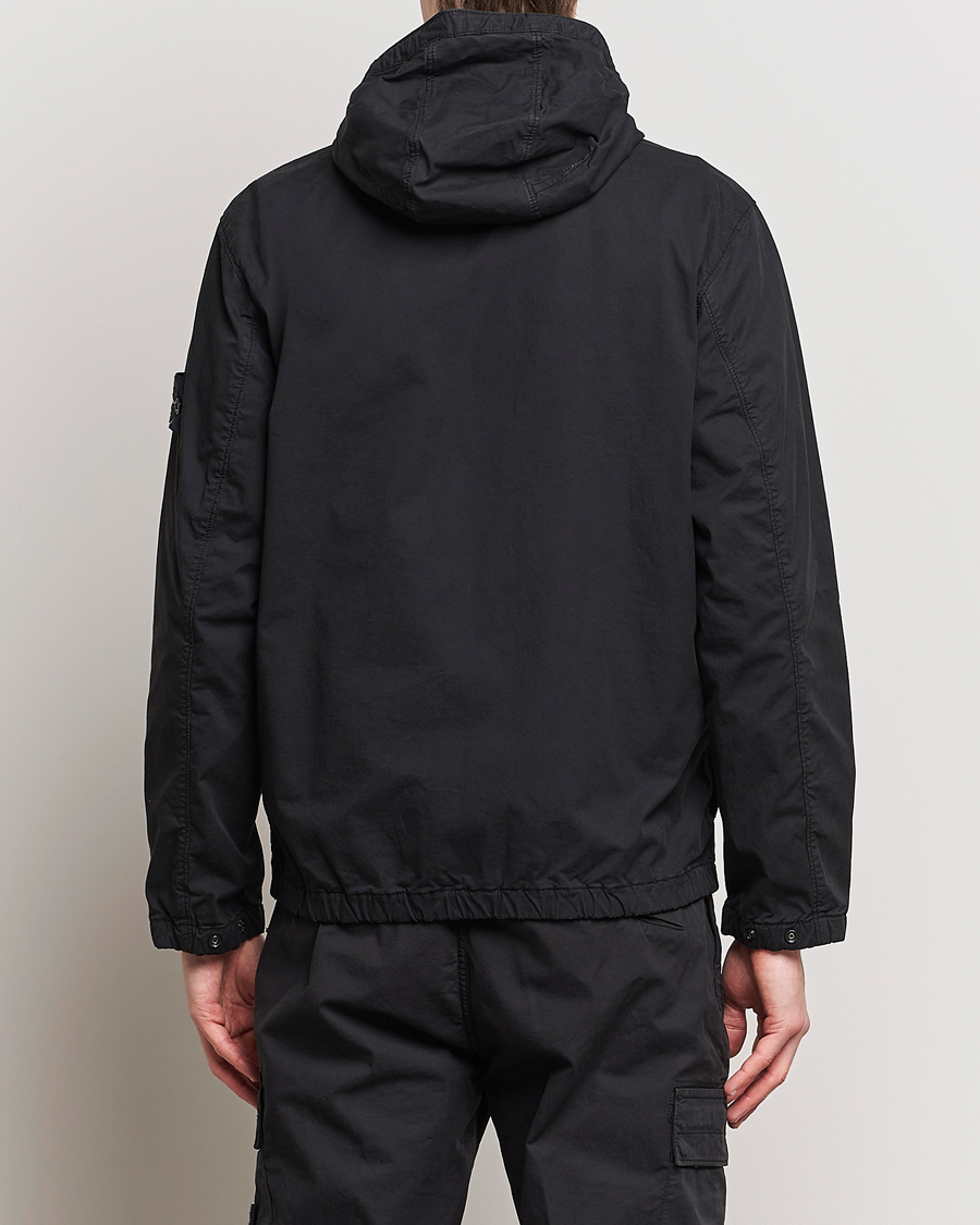 Men | Coats & Jackets | Stone Island | Supima Cotton Hooded Jacket Black