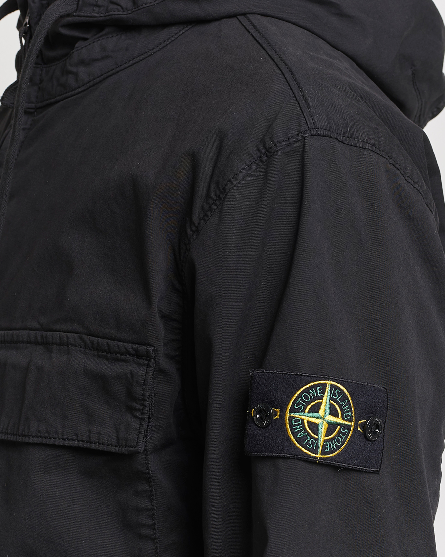 Men | Coats & Jackets | Stone Island | Supima Cotton Hooded Jacket Black