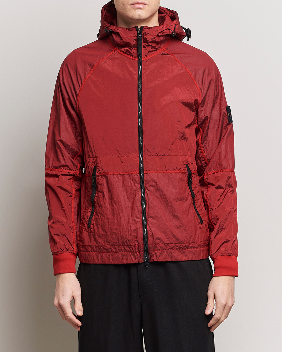 Men | Clothing | Stone Island | Nylon Metal Hooded Jacket Red