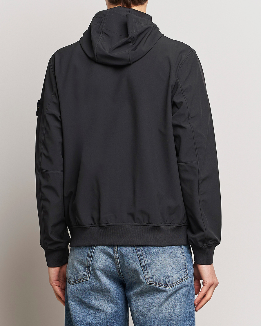 Men | Coats & Jackets | Stone Island | Light Soft Shell Jacket Black