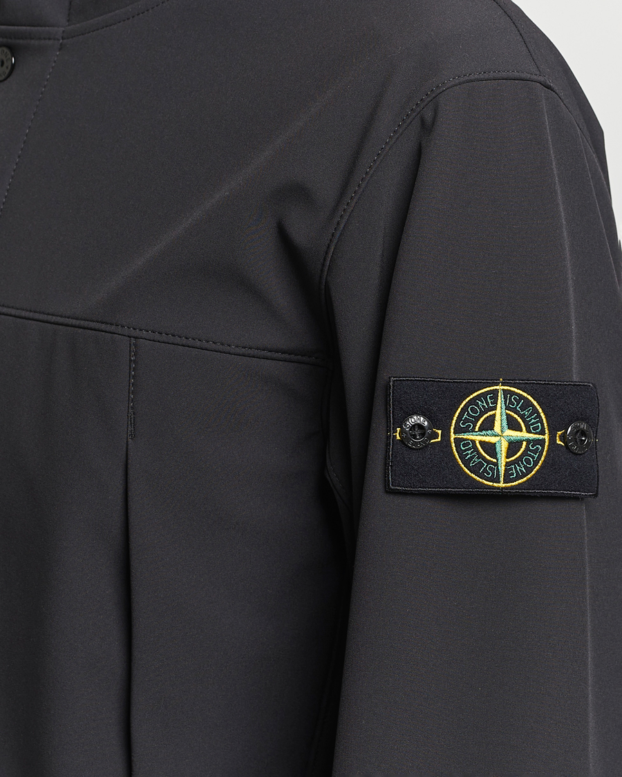 Men | Coats & Jackets | Stone Island | Light Soft Shell Jacket Black