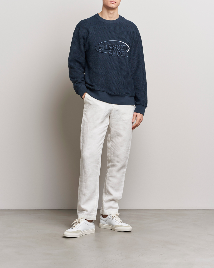 Men | Sweaters & Knitwear | Missoni | SPORT Crewneck Sweatshirt Navy