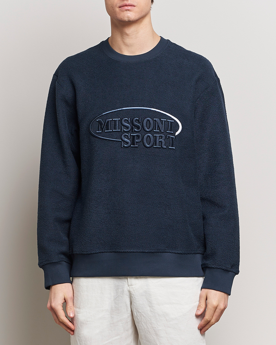 Men | Sweaters & Knitwear | Missoni | SPORT Crewneck Sweatshirt Navy