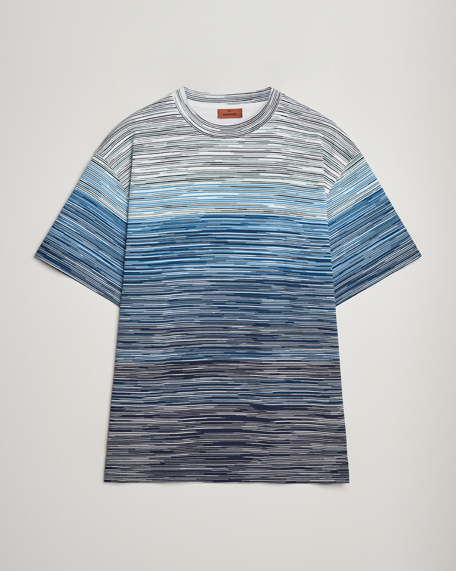 Men | Missoni | Missoni | Space Dyed T-Shirt Blue