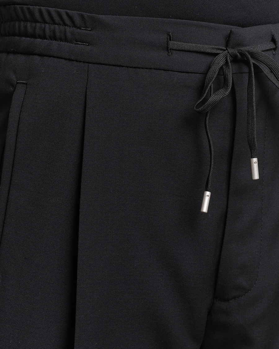 Men | Suits | Lardini | Travellers Soft Wool Suit Black