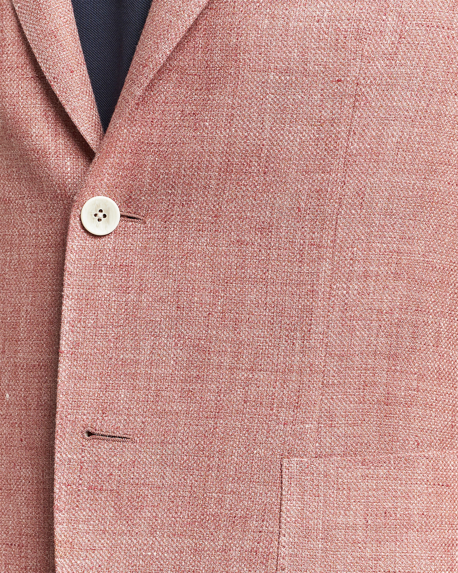 Men | Blazers | Lardini | Wool/Linen Patch Pocket Blazer Soft Red