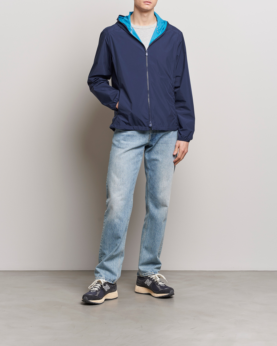 Men | Coats & Jackets | Save The Duck | Zayn Lightweight Recycled Water Repellent Jacket Navy