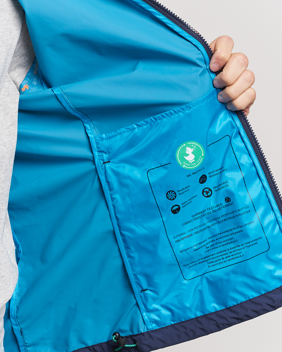 Men | Coats & Jackets | Save The Duck | Zayn Lightweight Recycled Water Repellent Jacket Navy