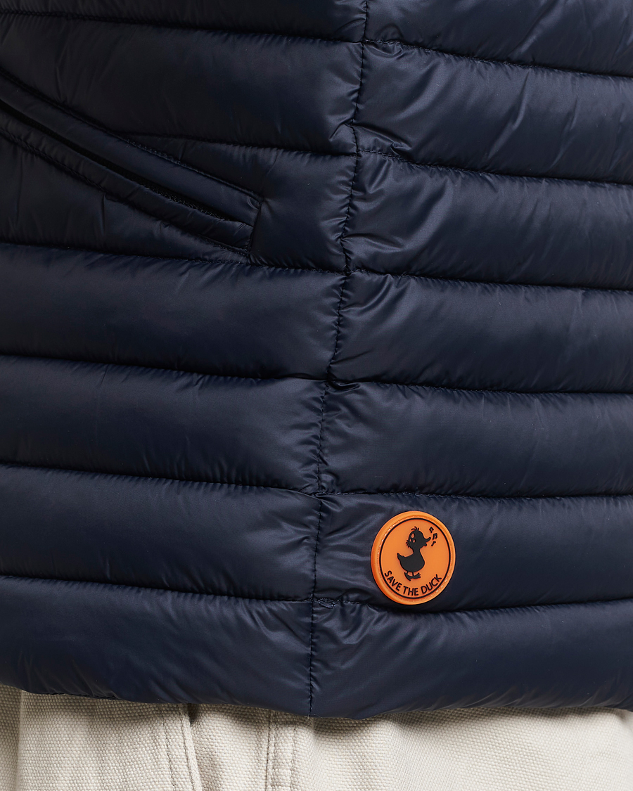 Men | Coats & Jackets | Save The Duck | Aiko Lightweigt Padded Vest Blue Black