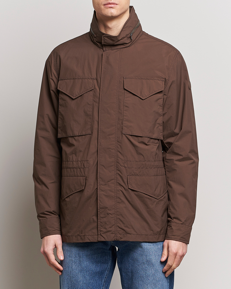 Men | Coats & Jackets | Save The Duck | Mako Water Repellent Nylon Field Jacket Soil Brown
