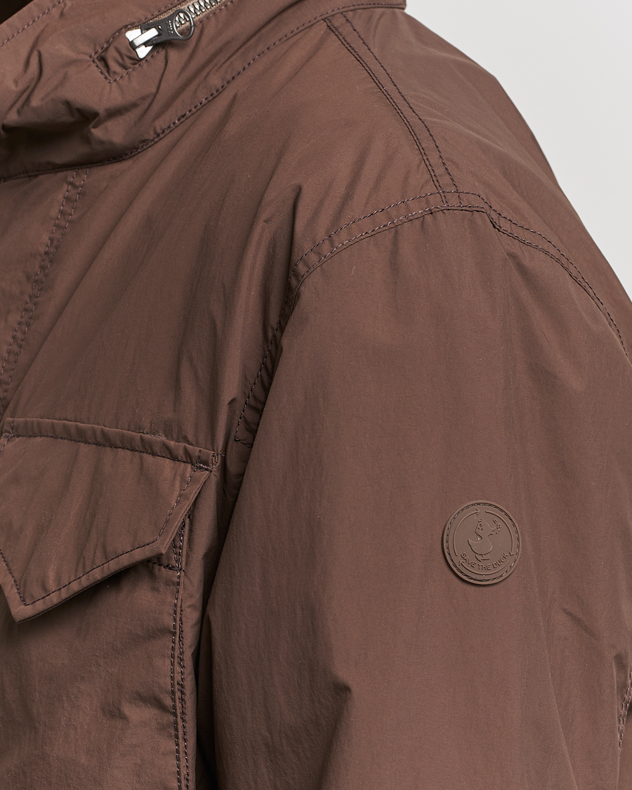 Men | Coats & Jackets | Save The Duck | Mako Water Repellent Nylon Field Jacket Soil Brown