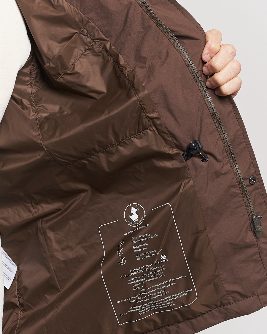 Men | Coats & Jackets | Save The Duck | Mako Water Repellent Nylon Field Jacket Soil Brown
