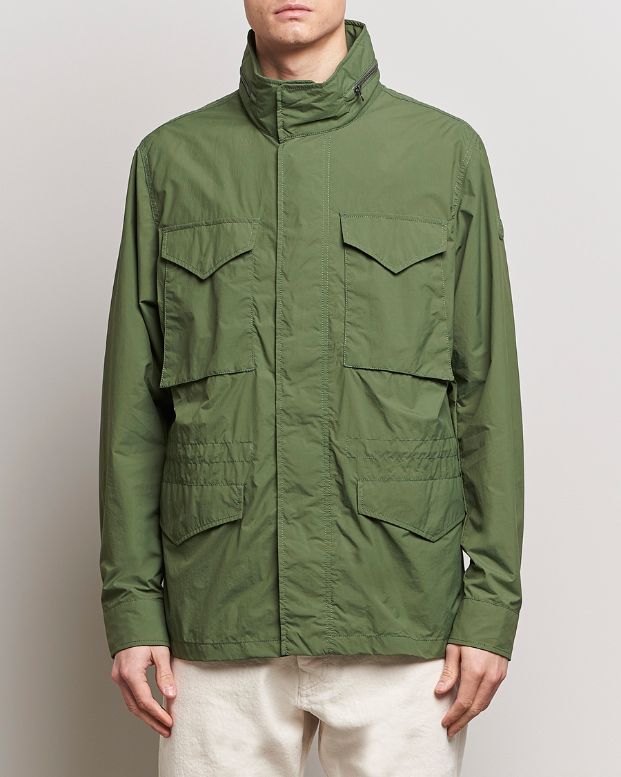 Men |  | Save The Duck | Mako Water Repellent Nylon Field Jacket Dusty Olive