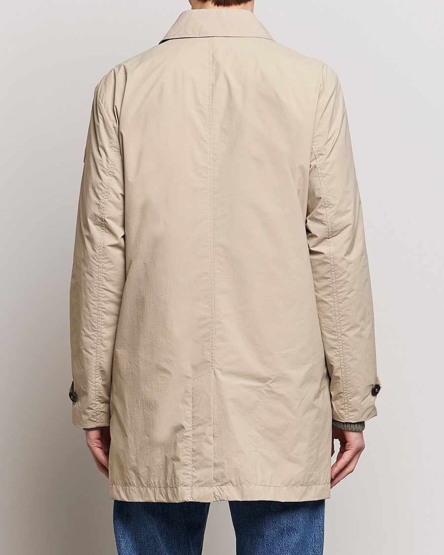 Men | Coats & Jackets | Save The Duck | Rhys Water Repellent Nylon Coat Stone Beige