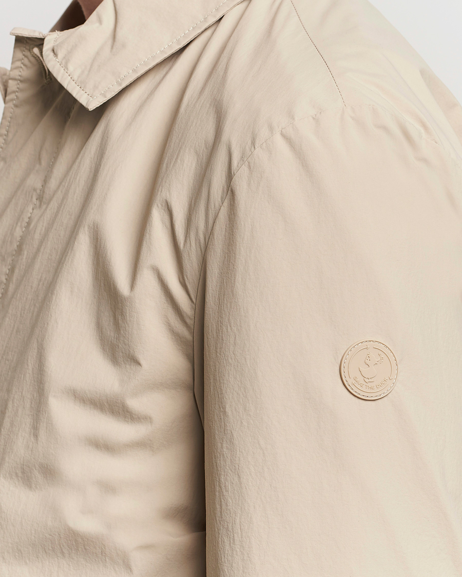 Men | Coats & Jackets | Save The Duck | Rhys Water Repellent Nylon Coat Stone Beige