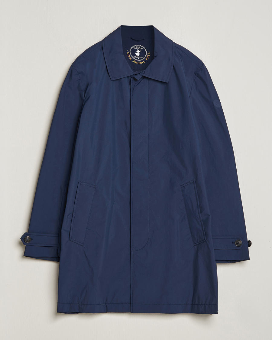 Men | Coats & Jackets | Save The Duck | Rhys Water Repellent Nylon Coat Navy Blue