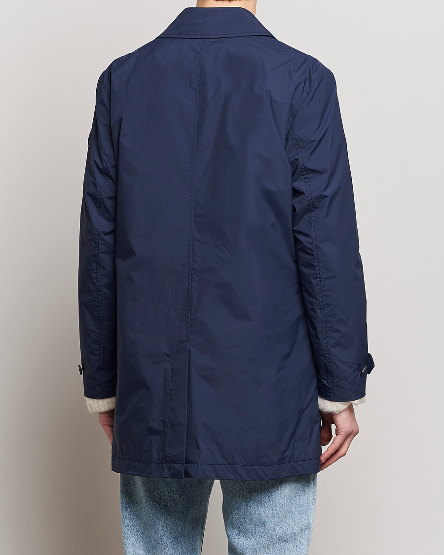 Men | Coats & Jackets | Save The Duck | Rhys Water Repellent Nylon Coat Navy Blue