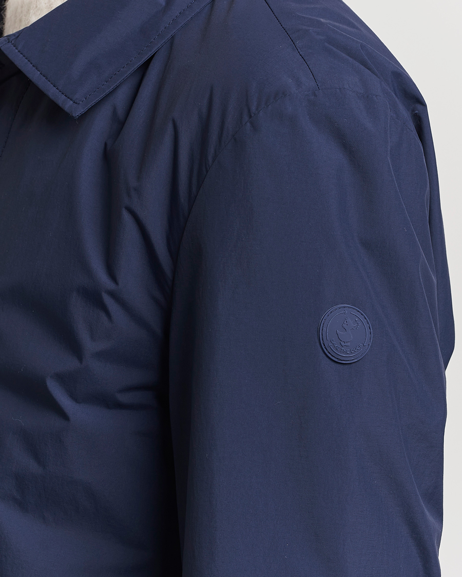 Men | Coats & Jackets | Save The Duck | Rhys Water Repellent Nylon Coat Navy Blue