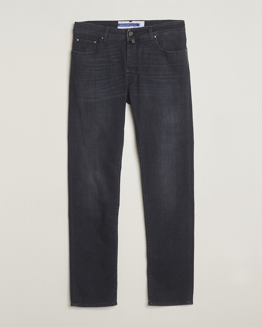 Men | Jeans | Jacob Cohën | Bard Slim Fit Stretch Jeans Grey Black