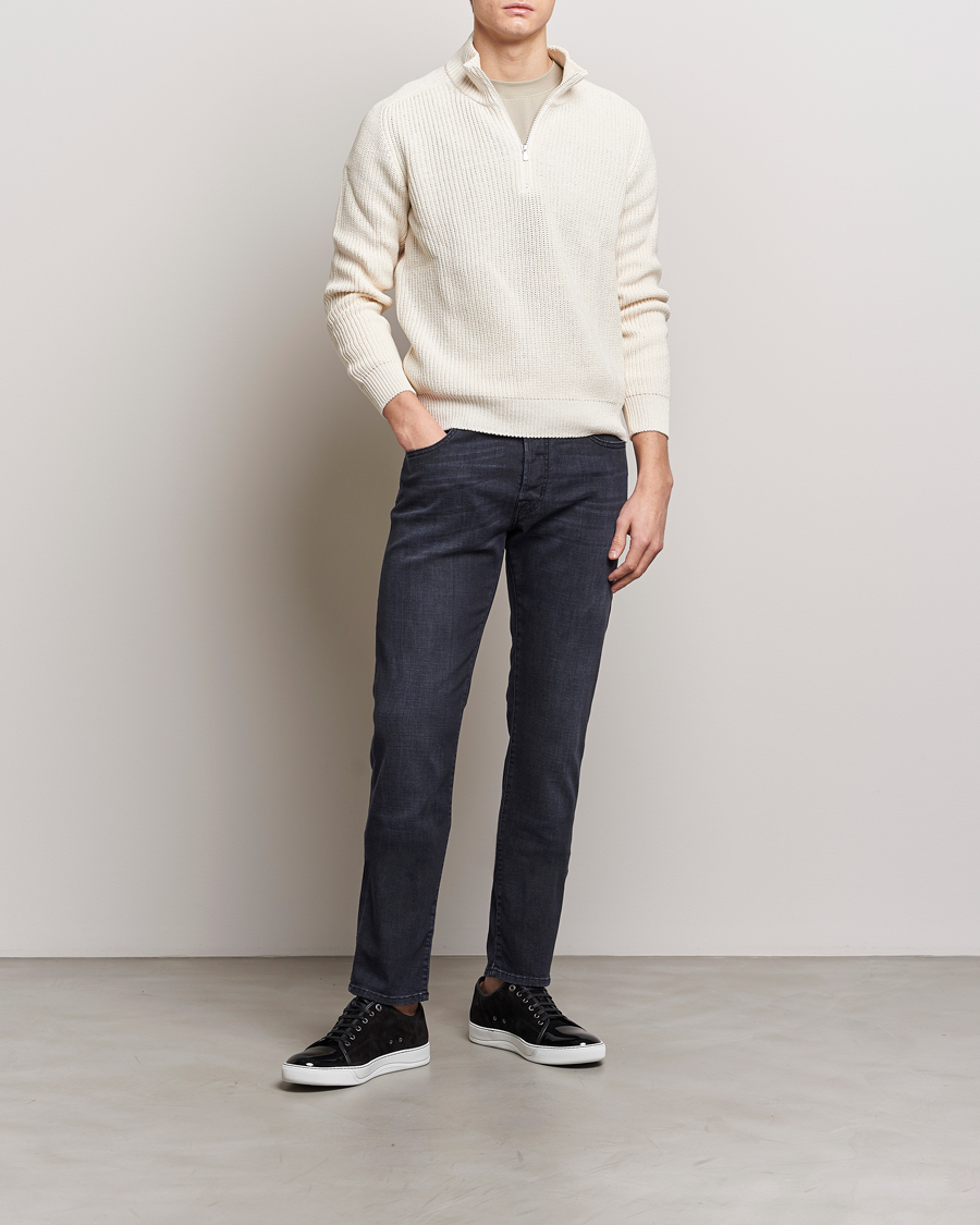 Men | Jeans | Jacob Cohën | Bard Slim Fit Stretch Jeans Grey Black