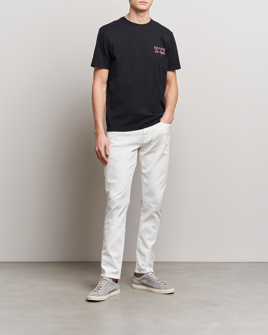 Men | T-Shirts | FRAME | LA Logo T-Shirt Black