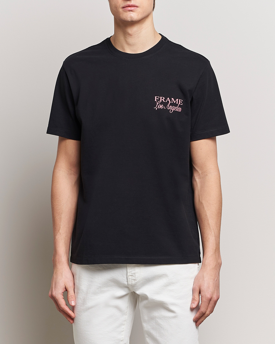 Men |  | FRAME | LA Logo T-Shirt Black