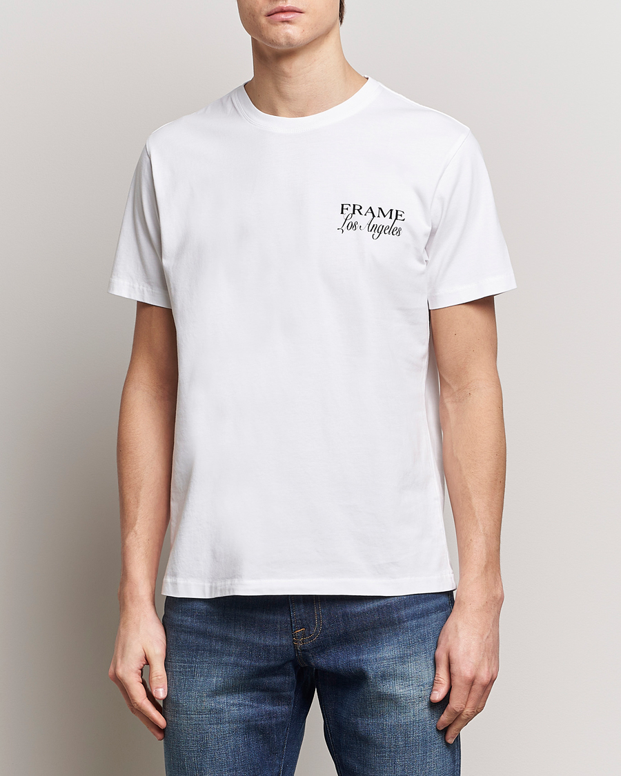 Men | FRAME | FRAME | LA Logo T-Shirt White