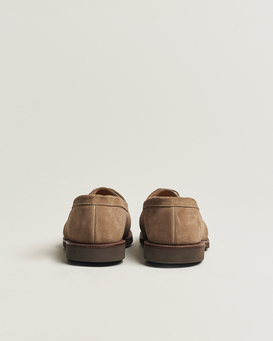 Men | Crockett & Jones Falmouth Deck Shoes Khaki Suede | Crockett & Jones | Falmouth Deck Shoes Khaki Suede